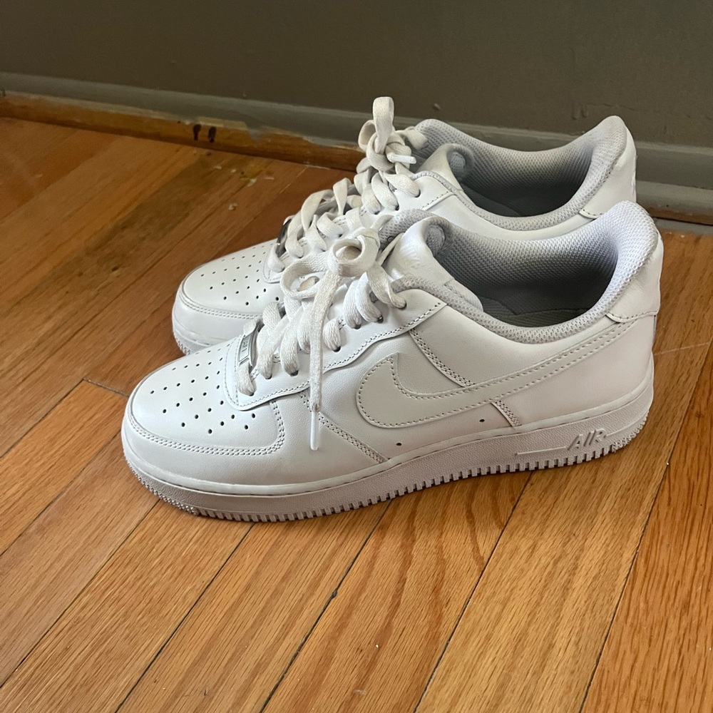 Nike White Air Force 1s Sneakers